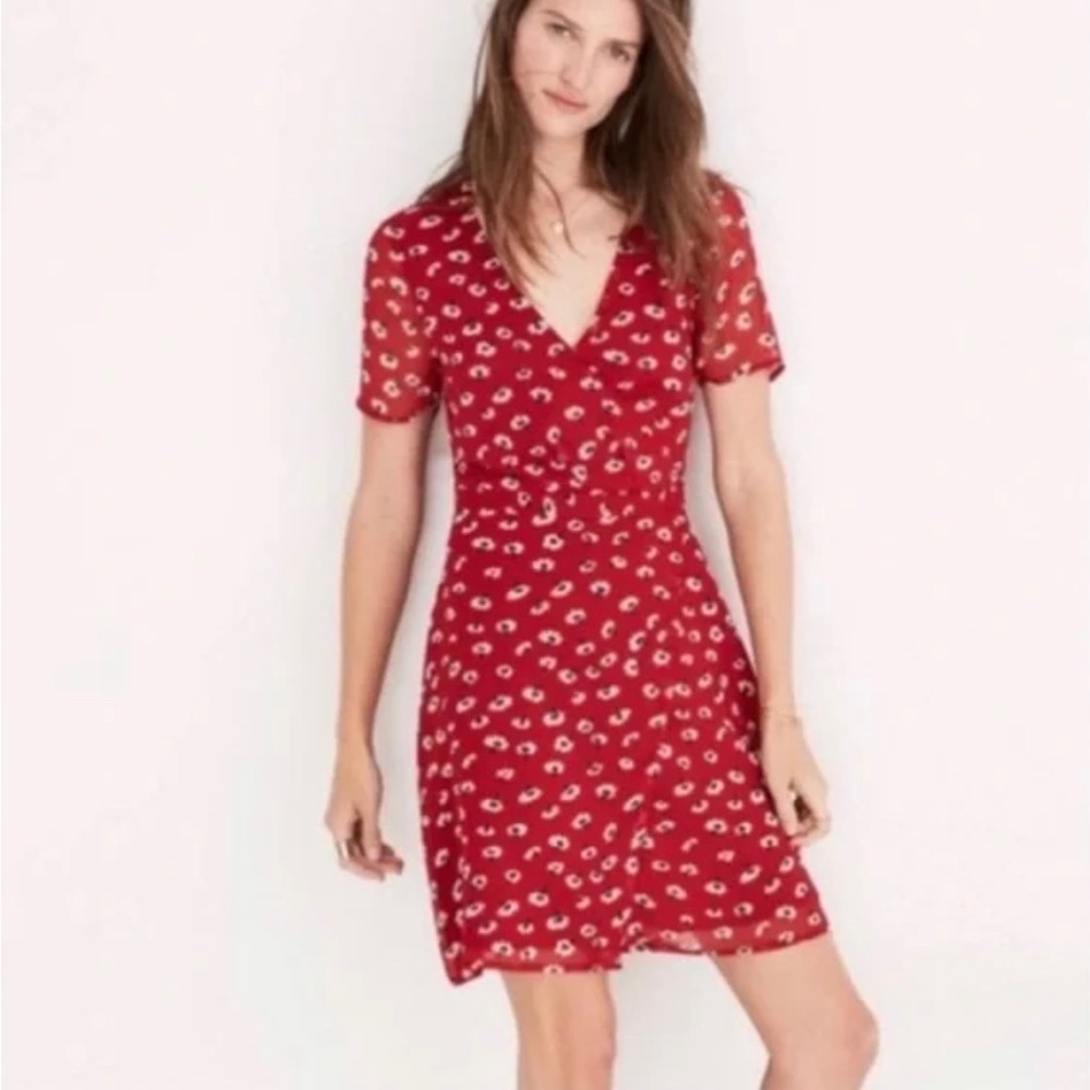 Madewell Wrap Dress in Seattle Floral